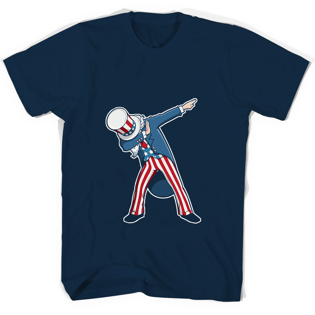 4th of July Dabbing Uncle Sam T-Shirts – Patriotic USA Tee for Men & Women 4th of July Dabbing Uncle Sam T-Shirts – Patriotic USA Tee for Men & Women