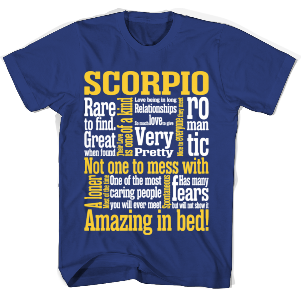 Amazing Scorpio T Shirts – Stylish Graphic Tees for Scorpio Zodiac Sign Amazing Scorpio T Shirts – Stylish Graphic Tees for Scorpio Zodiac Sign