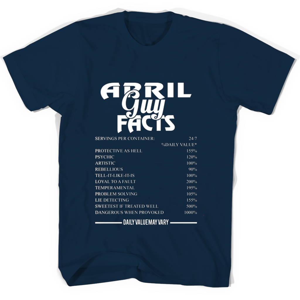 April Guy Facts 247 T Shirts: Protective As Hell, Daily Value Servings, Psychic 120 April Guy Facts 247 T Shirts: Protective As Hell, Daily Value Servings, Psychic 120