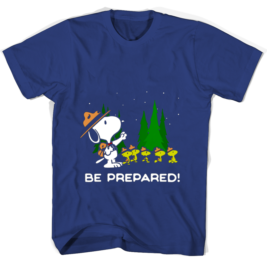 Be Prepared Snoopy T Shirts | Stylish & Comfortable Tees Be Prepared Snoopy T Shirts | Stylish & Comfortable Tees