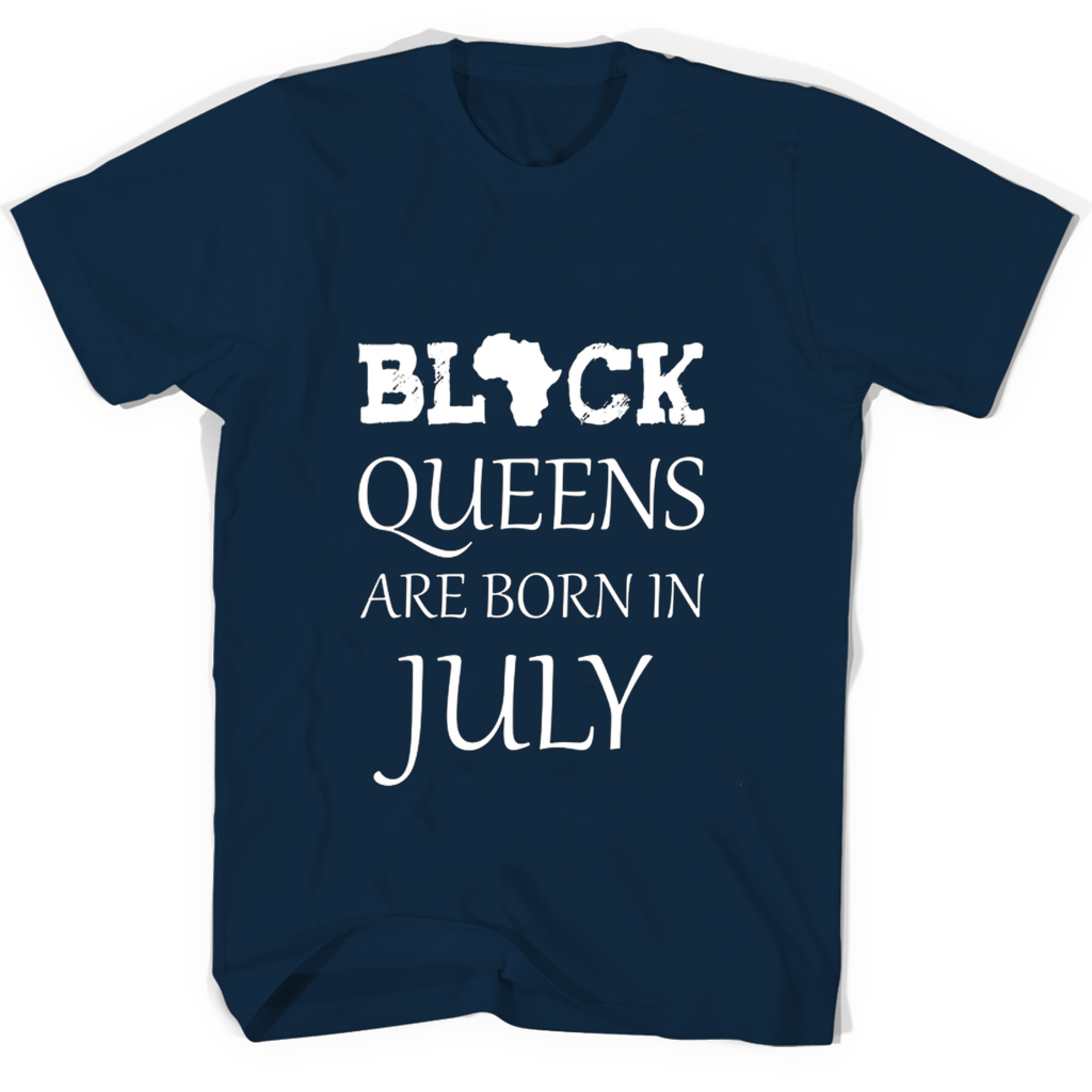 Black Queens Born in July T-Shirt | Stylish Birthday Gift for Her Black Queens Born in July T-Shirt | Stylish Birthday Gift for Her