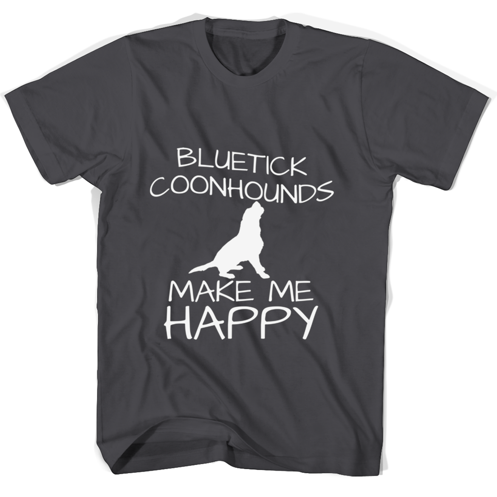 Bluetick Coonhound T Shirts – Make Me Happy & Look Great! Bluetick Coonhound T Shirts – Make Me Happy & Look Great!