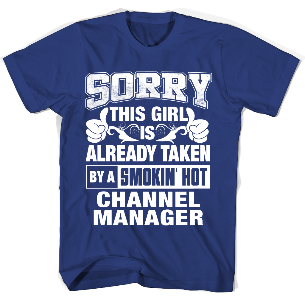 Valentine T Shirts for Couples – Channel Manager Girlfriend & Wife