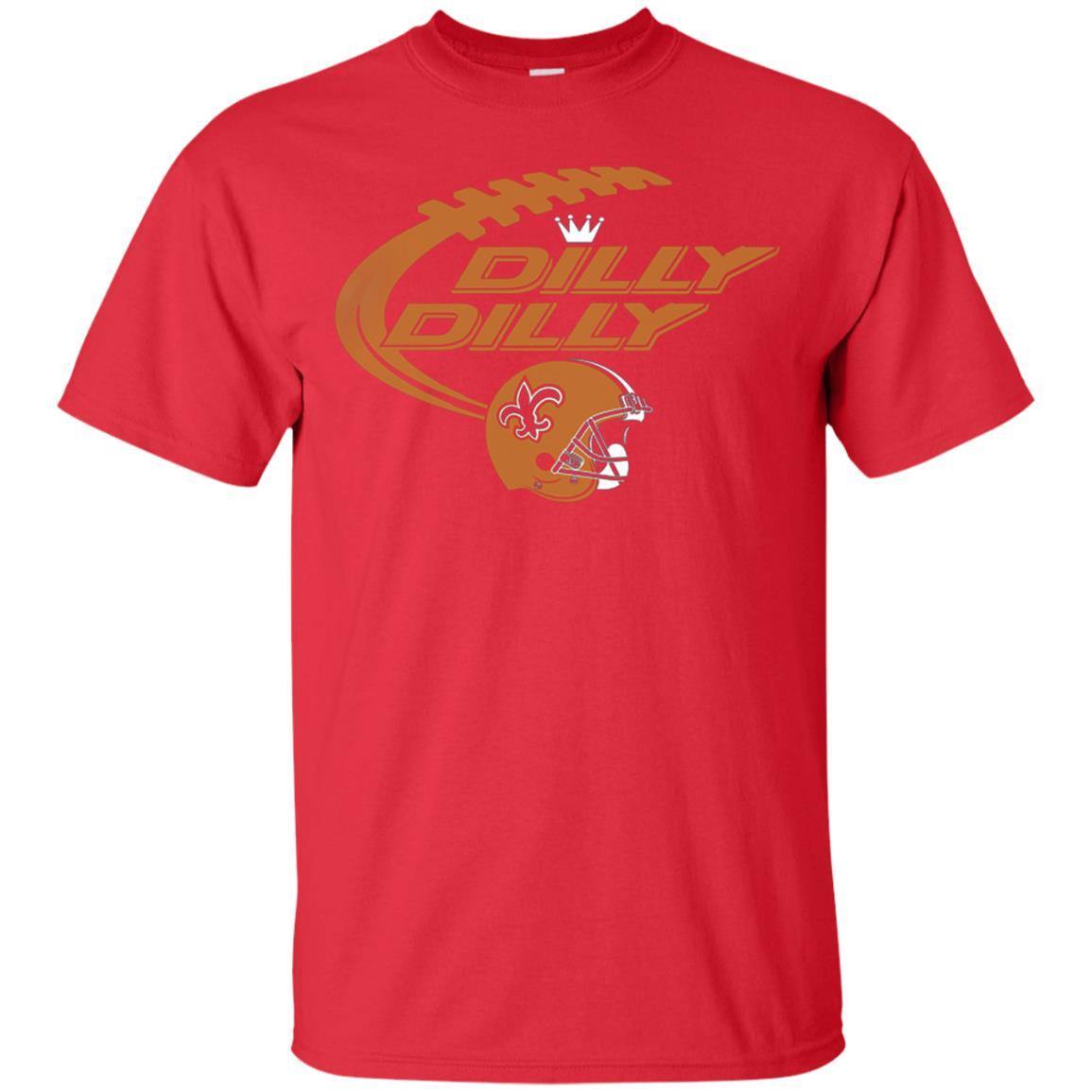 New Orleans Saints Bud Light Dilly Dilly T-Shirt – Official NFL Merchandise New Orleans Saints Bud Light Dilly Dilly T-Shirt – Official NFL Merchandise