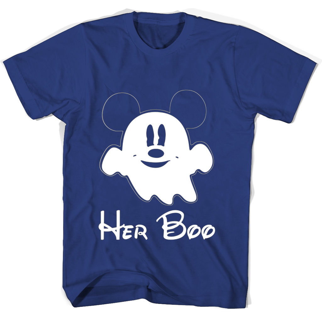 Disney Halloween “Her Boo” T-Shirts – Spooky Fun for Kids Disney Halloween “Her Boo” T-Shirts – Spooky Fun for Kids