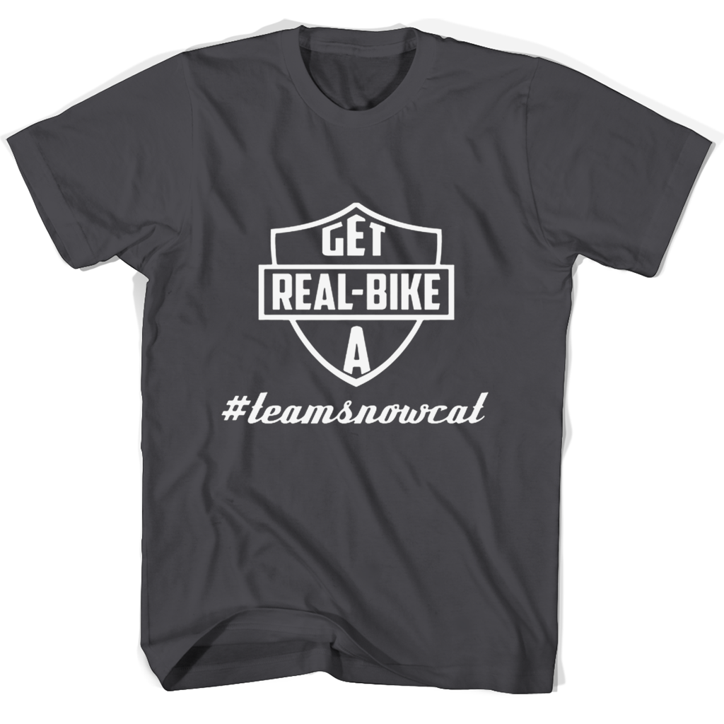 “Get Real Bike Team Snoircat T-Shirts – Stylish and Comfortable” “Get Real Bike Team Snoircat T-Shirts – Stylish and Comfortable”
