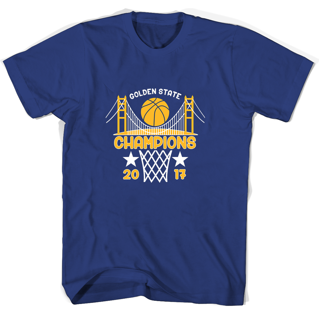 Official NBA Champions Gear 2017 Golden State Champions T-Shirts