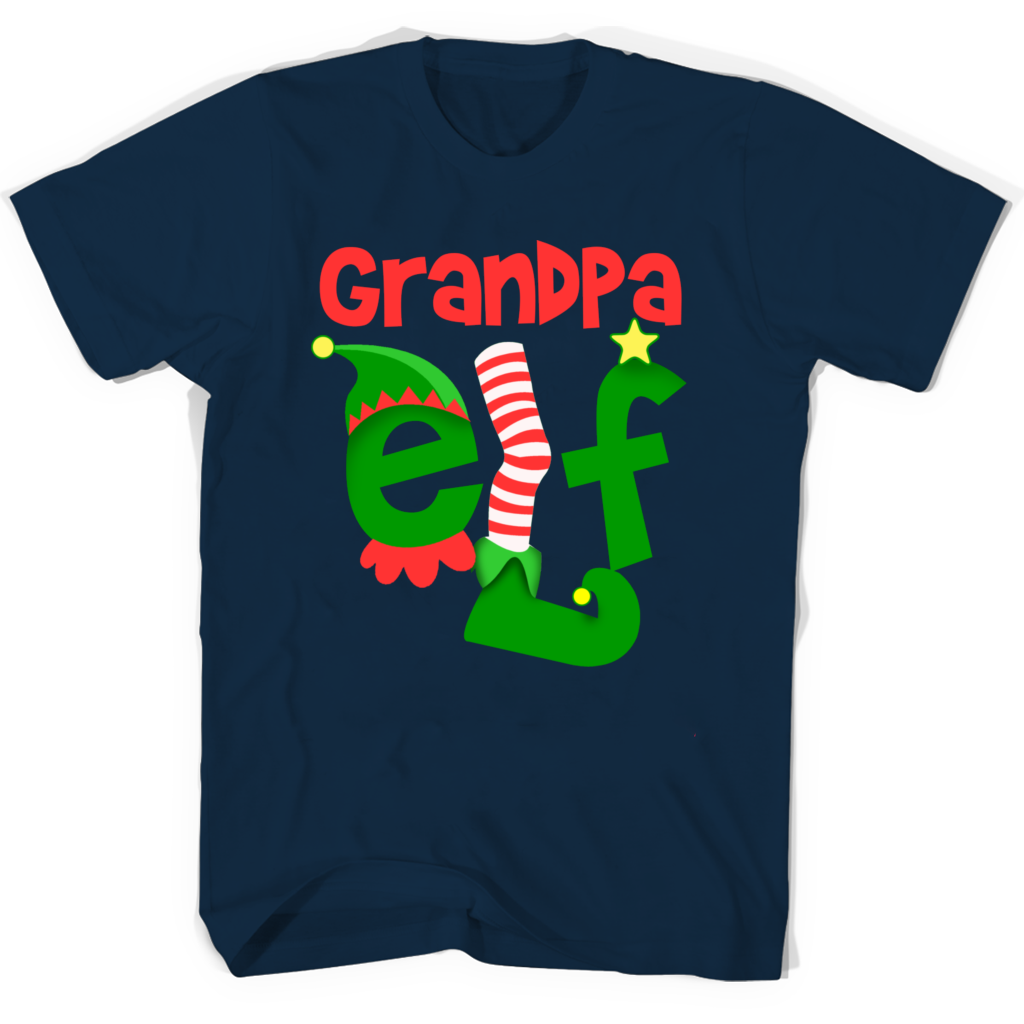 Grandpa Elf Christmas Shirts: Perfect Gift for Grandparents Day Grandpa Elf Christmas Shirts: Perfect Gift for Grandparents Day