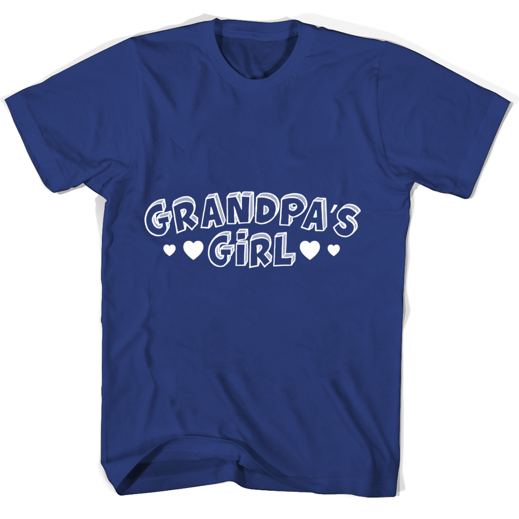 Grandpa’s Girl Granddaughter Family Shirts for Grandparents Day