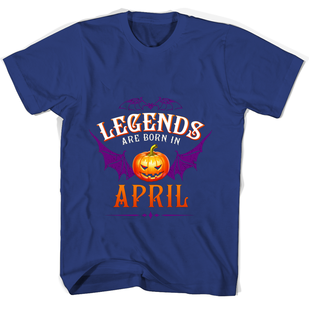 Legends Are Born in April T-Shirts | Halloqueen Legends Are Born in April T-Shirts | Halloqueen