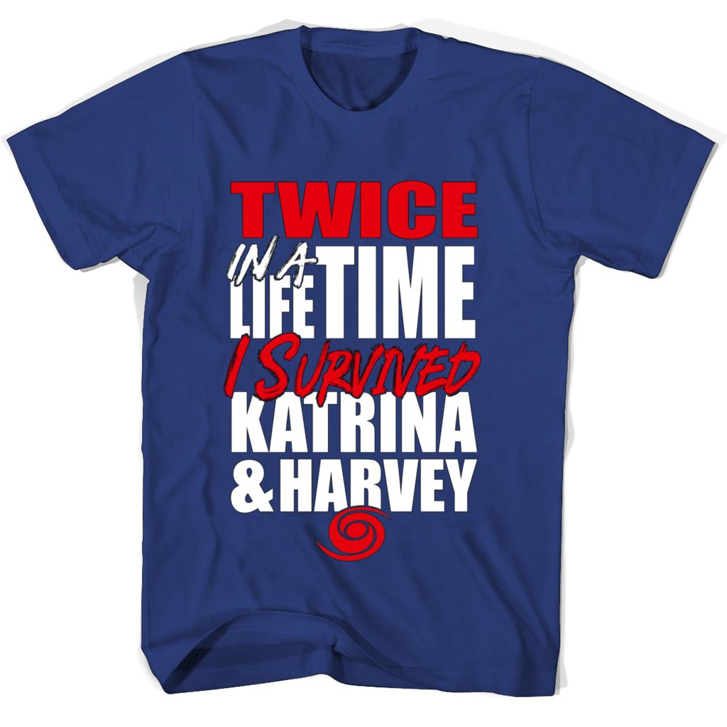 Harvey and Katrina Hurricane Survivor Tshirt – Show Support & Honor Survivors