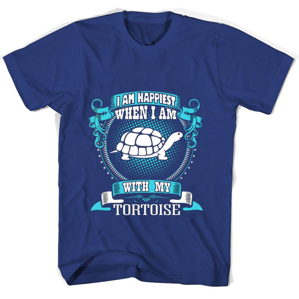 “I’m Happiest With My Tortoise T-Shirts: Comfort & Style” “I’m Happiest With My Tortoise T-Shirts: Comfort & Style”