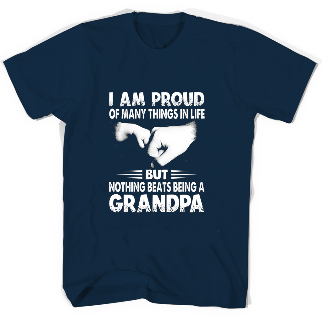 “Grandpa T-Shirt: Proudest Moment in Life”