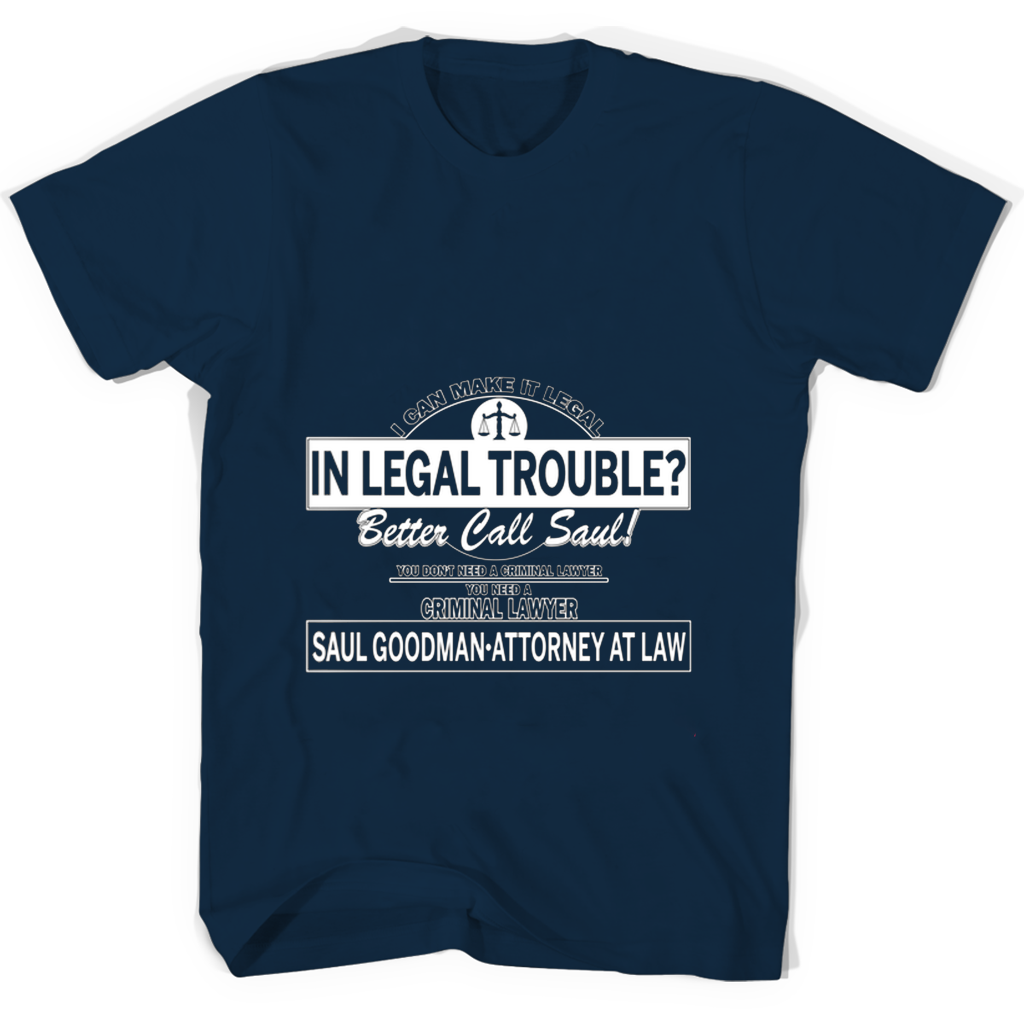“Better Call Saul T-Shirt: Get Legal Help Without a Criminal Lawyer” “Better Call Saul T-Shirt: Get Legal Help Without a Criminal Lawyer”