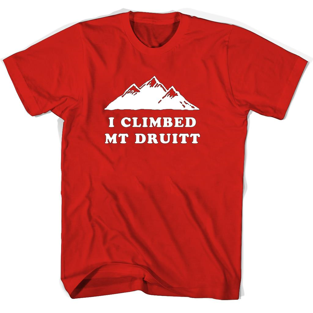 “Climb Mt Druitt Tshirt: Show Your Adventure Pride!” “Climb Mt Druitt Tshirt: Show Your Adventure Pride!”