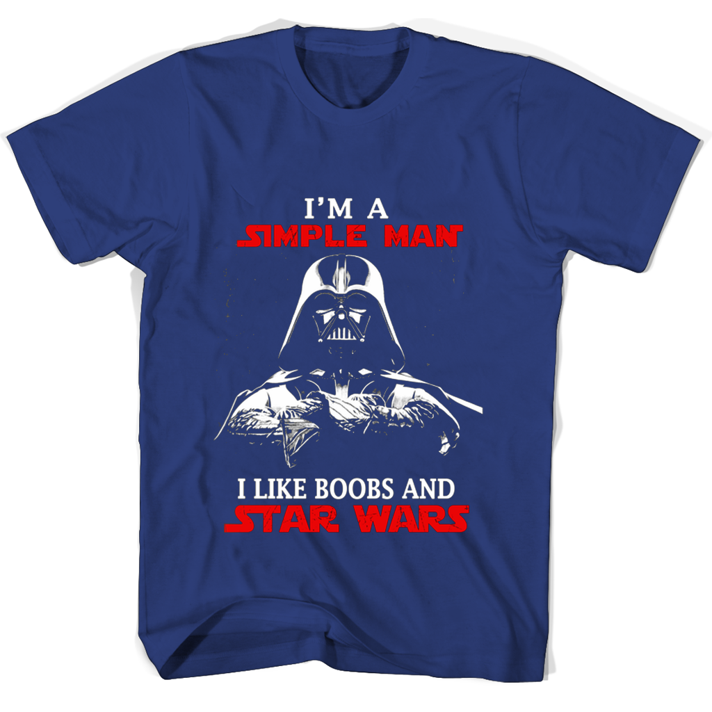 Im A Simple Man I Like Boobs And Star Wars Mug T Shirts