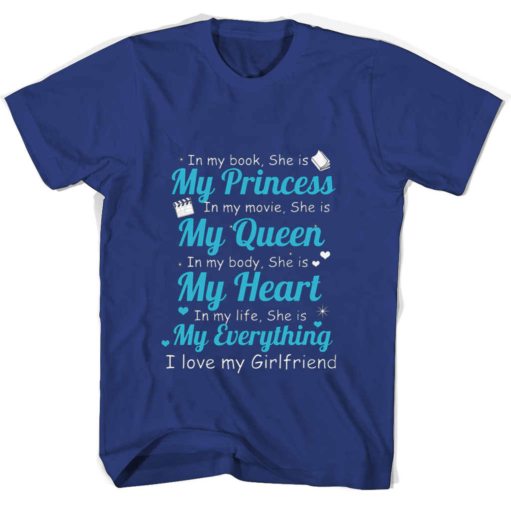 In My Book She Is My Princess In My Movie She Is My Queen T Shirts