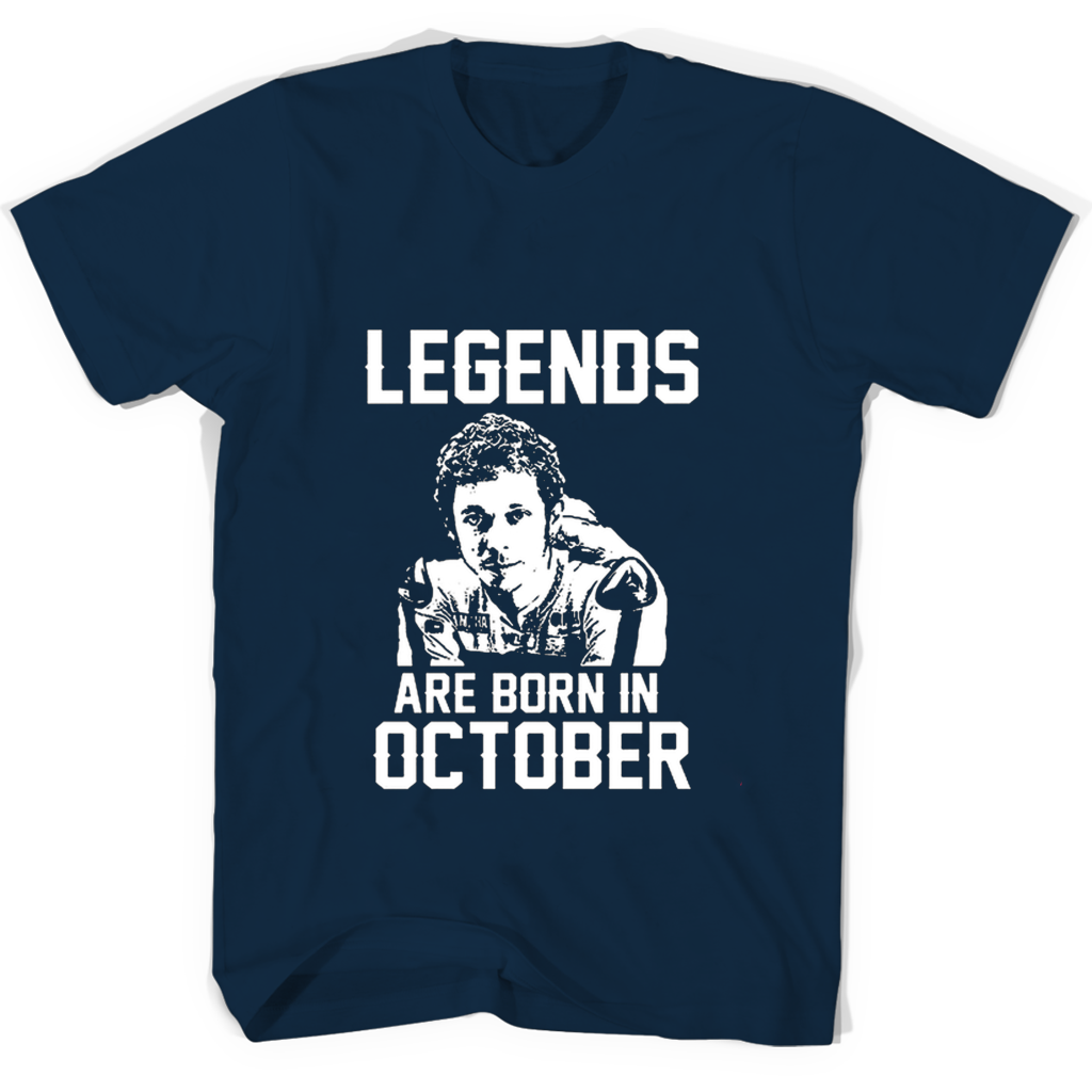 Legends Are Born In October Valentino Rossi Vr46 T Shirts Legends Are Born In October Valentino Rossi Vr46 T Shirts