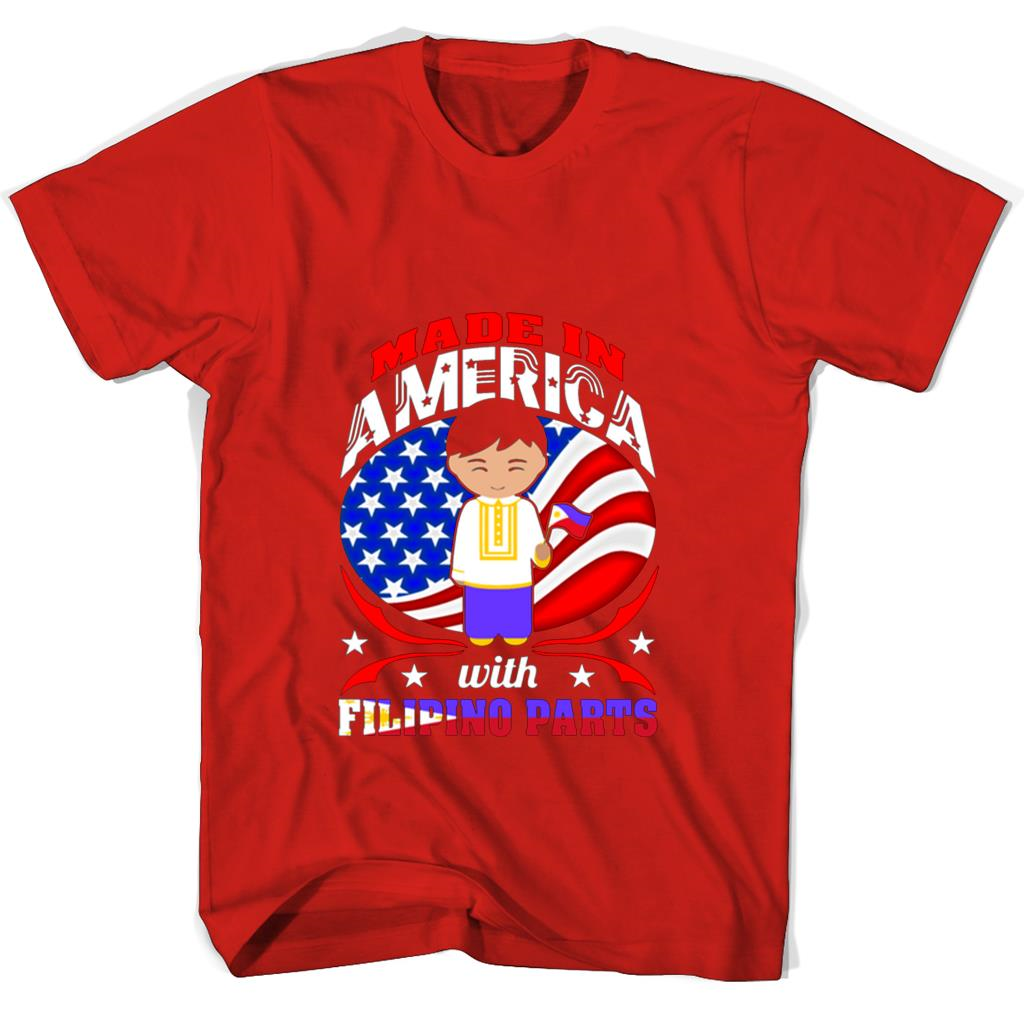 Made In America With Filipino Parts T Shirts Made In America With Filipino Parts T Shirts