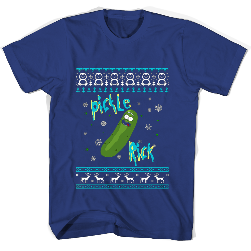 Merry Christmas Pickle Rick T Shirts Merry Christmas Pickle Rick T Shirts