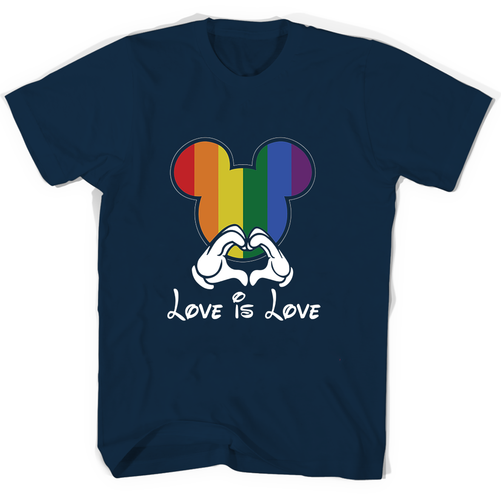 Mickey Disney Love Is Love T Shirts