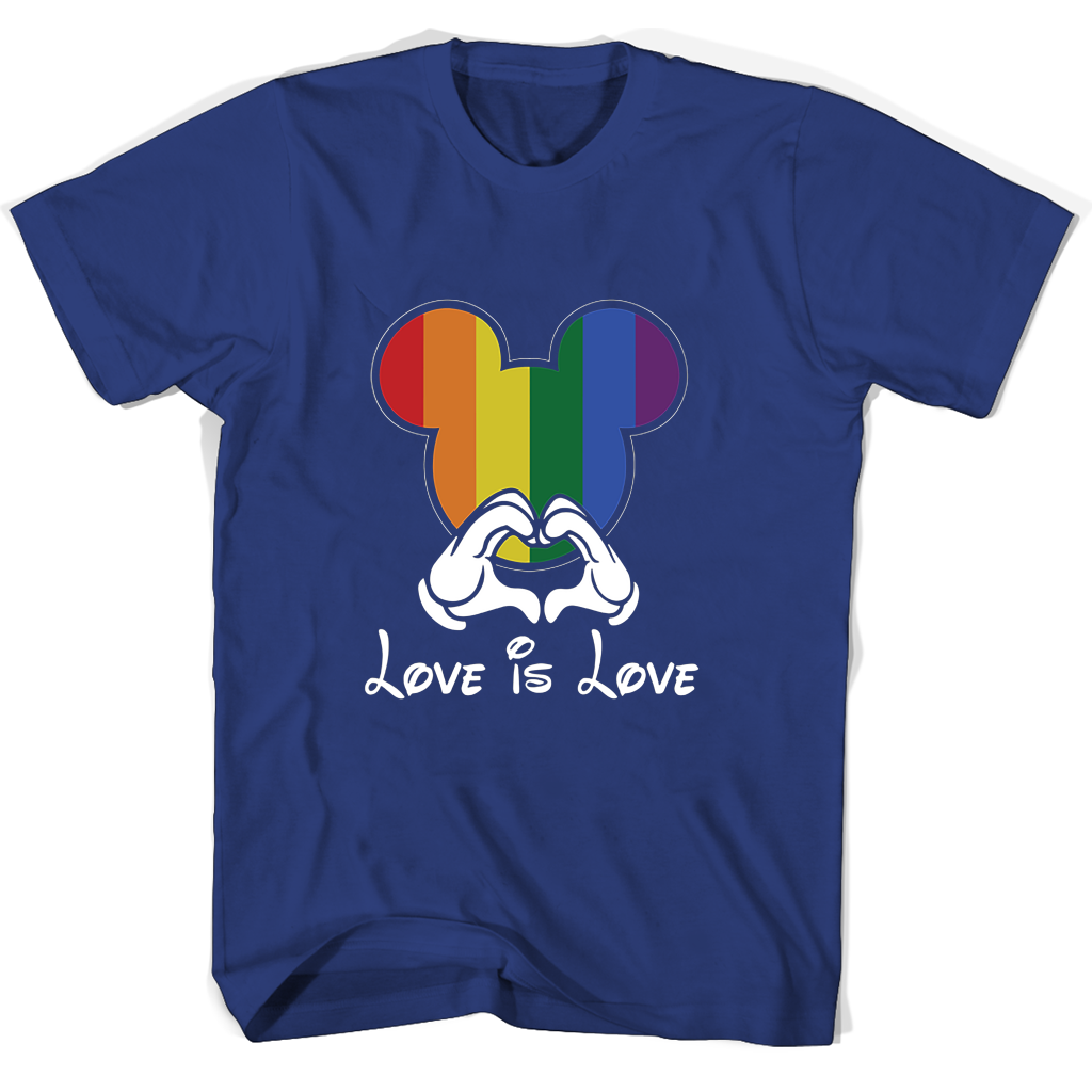 Mickey Disney Love Is Love T Shirts