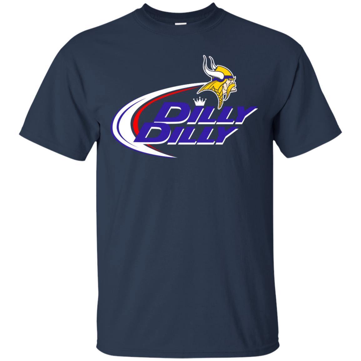 Minnesota Vikings Dilly Dilly Bud Light NFL Football Logo Shirt