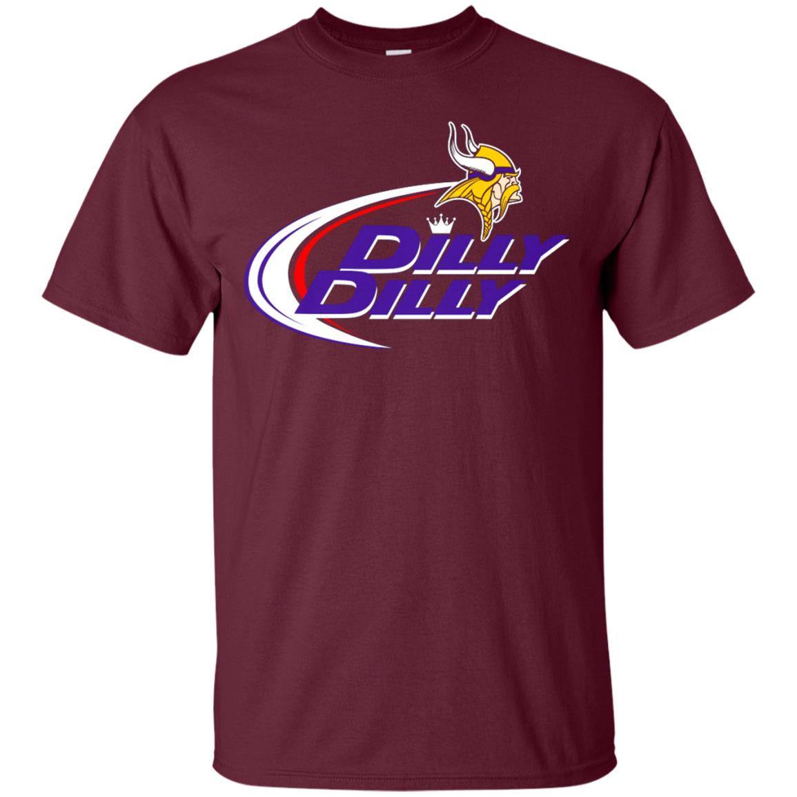 Minnesota Vikings Dilly Dilly Bud Light NFL Football Logo Shirt