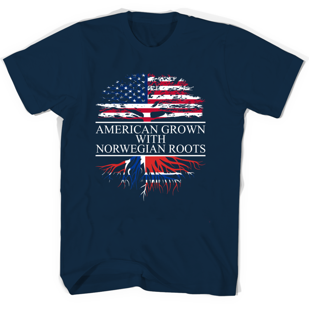 Norwegian Roots – American Grown With Norwegian Roots Grandparents Day Shirts Norwegian Roots – American Grown With Norwegian Roots Grandparents Day Shirts