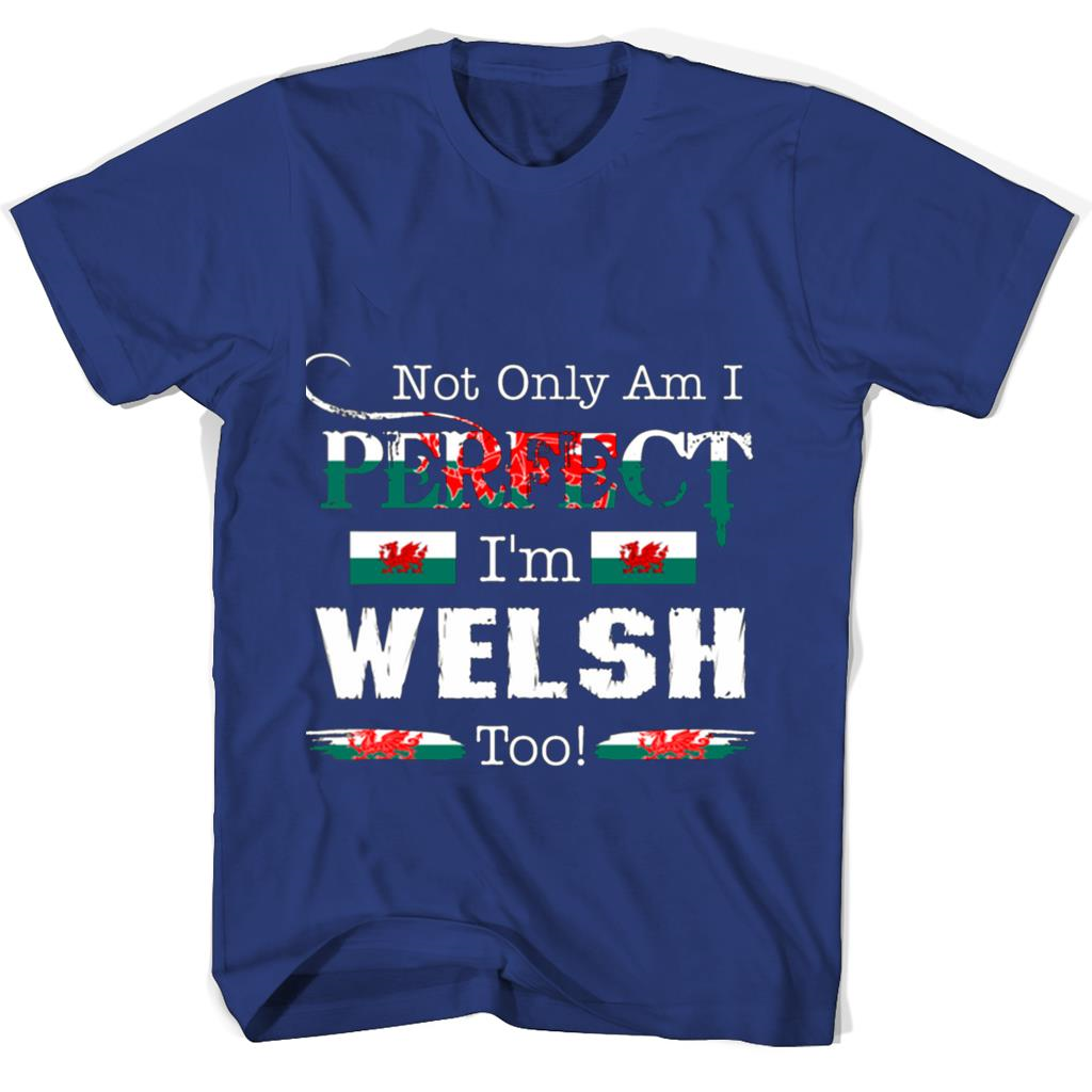 Not Only Am I Perfect Im Welsh Too T Shirts Not Only Am I Perfect Im Welsh Too T Shirts