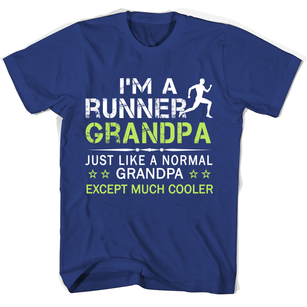 Runner Grandpa Grandparents Day Shirts