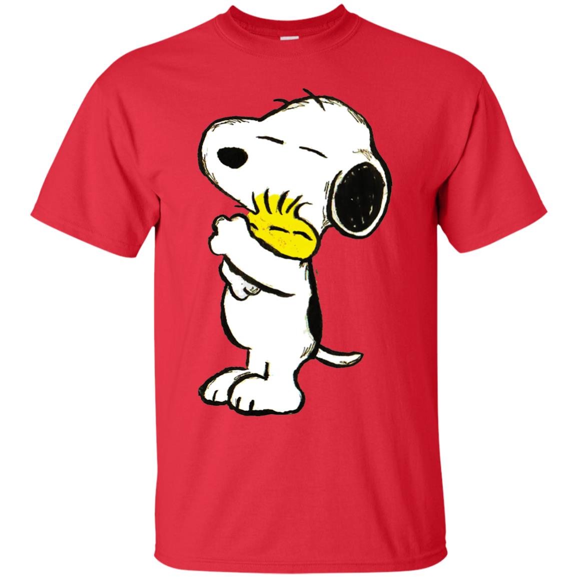 Snoopy and Woodstock T Shirts – Cute Hugging Design for Kids and Adults Snoopy and Woodstock T Shirts – Cute Hugging Design for Kids and Adults
