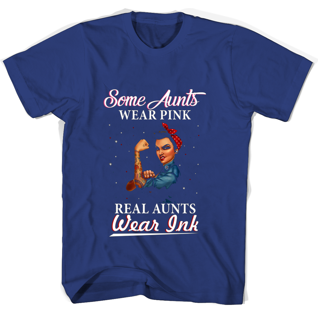 Funny T-Shirt for Aunts: “Real Aunts Wear Ink” – Perfect Gift Idea! Funny T-Shirt for Aunts: “Real Aunts Wear Ink” – Perfect Gift Idea!