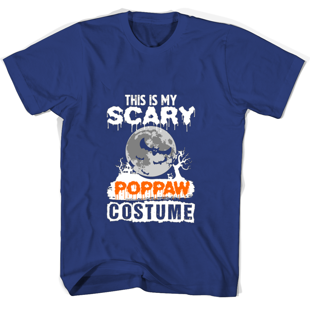 Funny Poppaw Costume Mug T Shirt | Scary Halloween Tee Funny Poppaw Costume Mug T Shirt | Scary Halloween Tee