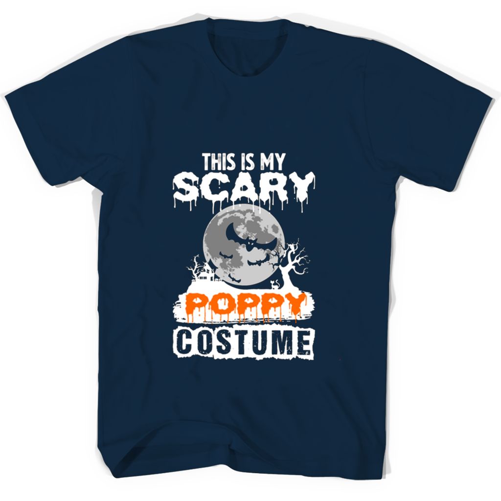 Scary Poppy Costume Mug T Shirt | Halloween T Shirt for Men & Women Scary Poppy Costume Mug T Shirt | Halloween T Shirt for Men & Women