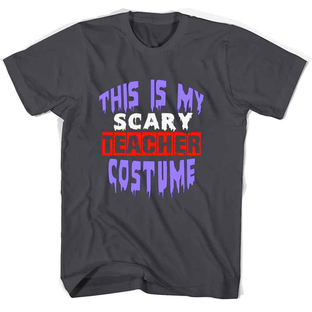 Scary Teacher Costume T-Shirt: Get Ready for Halloween! Scary Teacher Costume T-Shirt: Get Ready for Halloween!