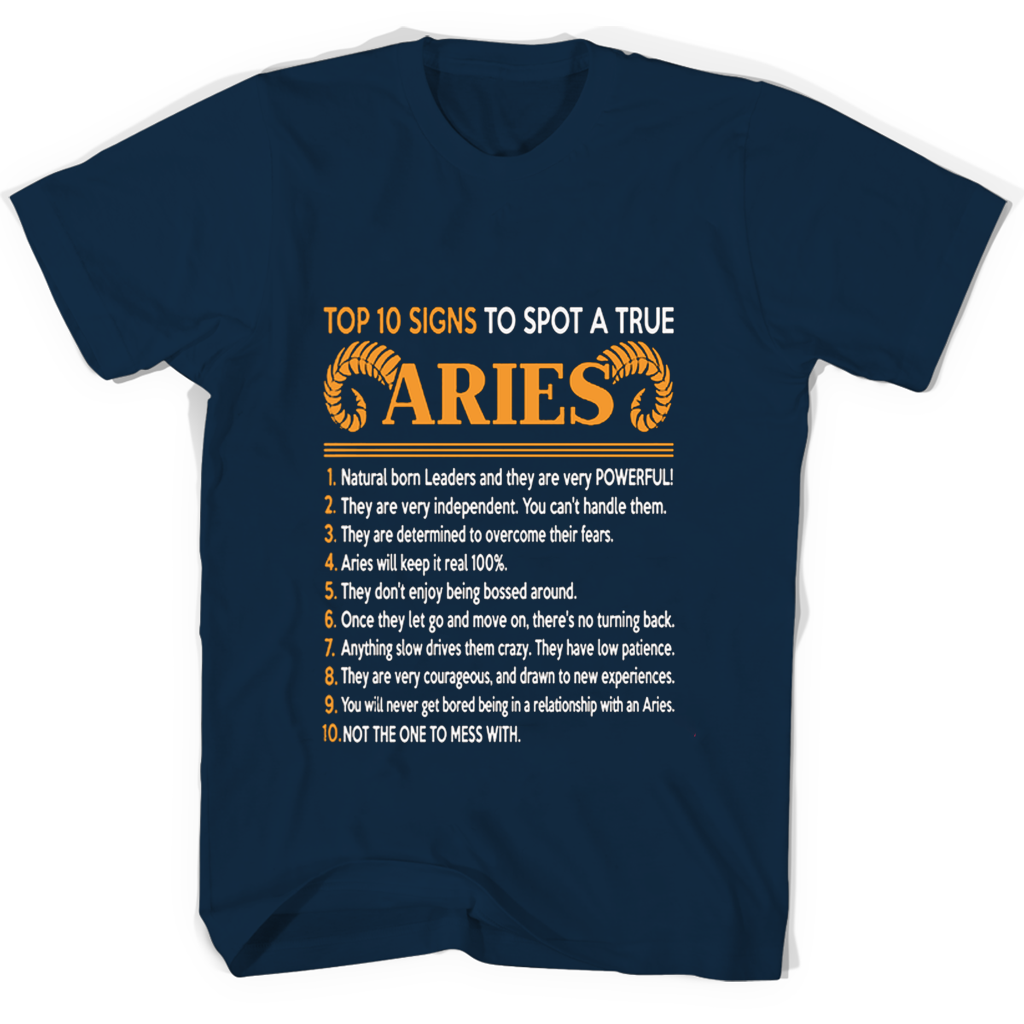 Top 10 Aries T Shirts: Spot the True Sign of an Aries