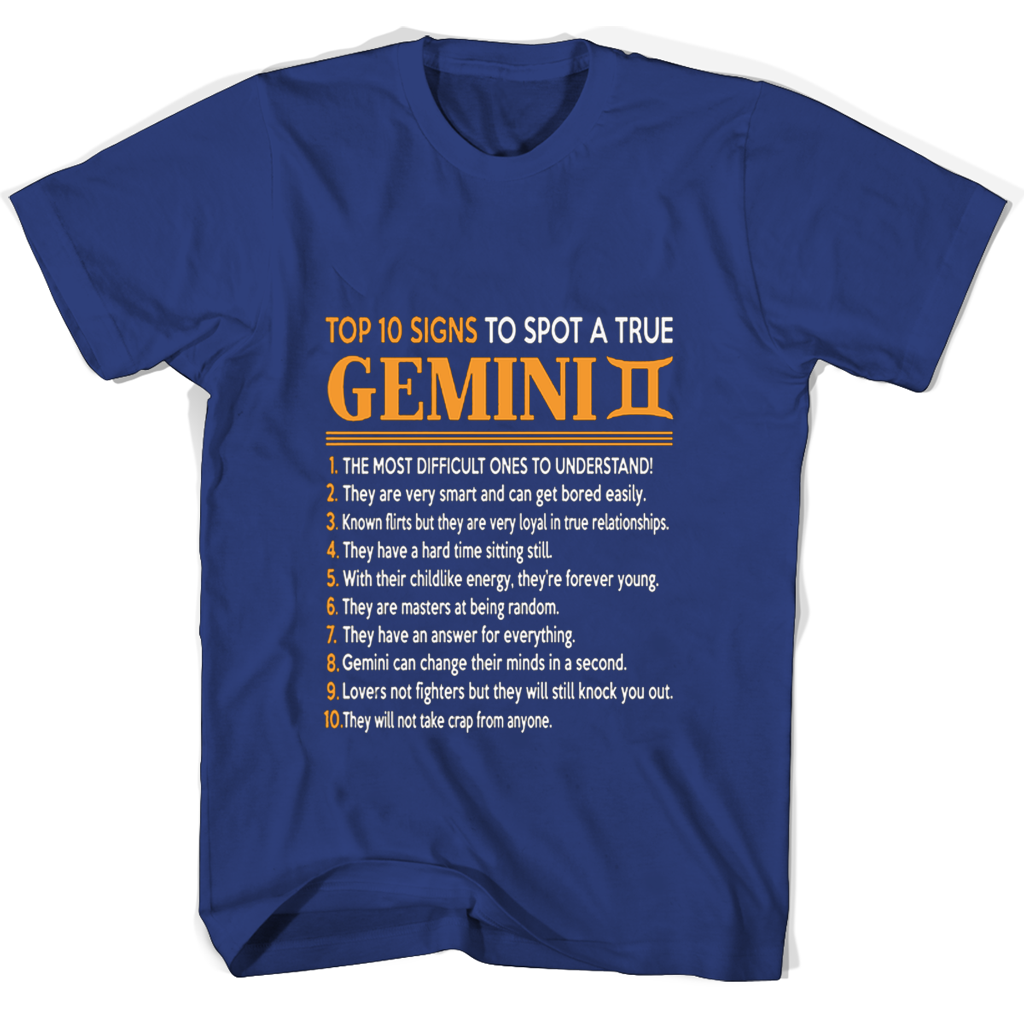 Top 10 Signs True Gemini T Shirts: Spot the Difference! Top 10 Signs True Gemini T Shirts: Spot the Difference!