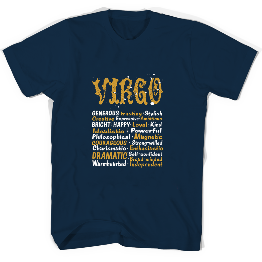 Virgo T Shirts: Creative, Expressive, and Ambitious Styles
